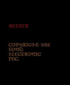 Beezer (set 1) Title Screen
